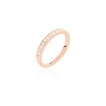 Alliance rhea or rose diamant