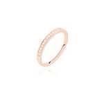 Alliance rhea or rose diamant