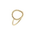 Bague abigael plaqu or jaune