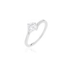 Bague afsa argent blanc oxyde de zirconium Bague afsa argent blanc oxyde de zirconium