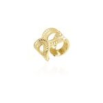 Bague ajustable agostino acier dor