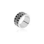 Bague alban argent blanc