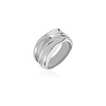 Bague argent blanc ibiza