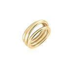 Bague ariane plaqu or jaune