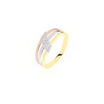 Bague aurelianne or tricolore diamant Bague aurelianne or tricolore diamant