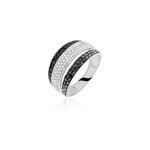 Bague cihan or blanc diamant