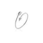 Bague cupidon or blanc diamant