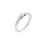 Bague finella platine blanc diamant