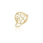 Bague galvina plaqu or jaune