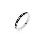 Bague ilyan argent blanc