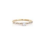Bague les inseparables or jaune diamant