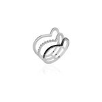 Bague irina argent blanc oxyde de zirconium Bague irina argent blanc oxyde de zirconium