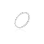 Bague jannike argent blanc oxyde de zirconium