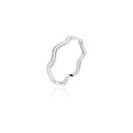Bague jasmyn argent blanc oxyde de zirconium