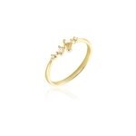 Bague joy or jaune diamant