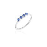 Bague karrie argent blanc oxyde de zirconium