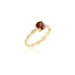 Bague kurt plaqué or jaune oxyde de zirconium Bague kurt plaqué or jaune oxyde de zirconium