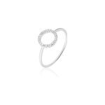 Bague laureen argent blanc oxyde de zirconium Bague laureen argent blanc oxyde de zirconium