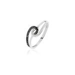 Bague loriana or blanc diamant