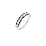 Bague maissara or blanc diamant