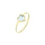 Bague marsie or jaune topaze