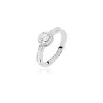 Bague mélissande argent blanc oxyde de zirconium Bague mélissande argent blanc oxyde de zirconium