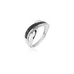 Bague merlin or blanc diamant