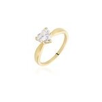 Bague minos plaqu or oxyde de zirconium