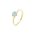 Bague miyah or jaune topaze
