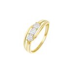 Bague nolan or jaune diamant
