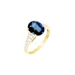 Bague or jaune marie - camille topaze oxydes de zirconium Bague or jaune marie - camille topaze oxydes de zirconium