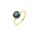 Bague or jaune wilfreda topaze