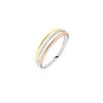 Bague or tricolore vanadis diamants