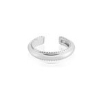 Bague d'oreille unitaire ollie argent blanc