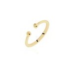 Bague plaqu or jaune zaelie