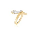 Bague reyyanae plaqué or jaune oxyde de zirconium Bague reyyanae plaqué or jaune oxyde de zirconium