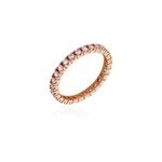 Bague rio argent rose oxyde de zirconium Bague rio argent rose oxyde de zirconium