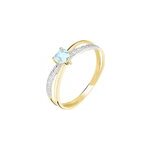 Bague rory or jaune topaze