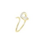 Bague sabinka or jaune oxyde de zirconium Bague sabinka or jaune oxyde de zirconium