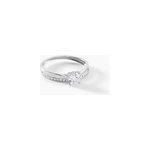 Bague solitaire anatoline or blanc oxyde de zirconium Bague solitaire anatoline or blanc oxyde de zirconium