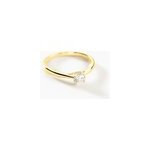 Bague solitaire aphrodite or jaune diamant Bague solitaire aphrodite or jaune diamant