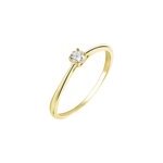 Bague solitaire aphrodite or jaune diamant Bague solitaire aphrodite or jaune diamant