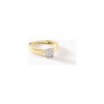 Bague solitaire artemis or jaune diamant