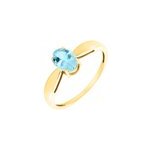 Bague solitaire arzula or jaune topaze Bague solitaire arzula or jaune topaze