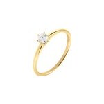 Bague solitaire samantha or jaune diamant Bague solitaire samantha or jaune diamant