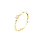 Bague solitaire samantha or jaune diamant Bague solitaire samantha or jaune diamant