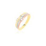 Bague superposition or tricolore diamant Bague superposition or tricolore diamant