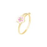 Bague syna fleur or jaune