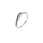 Bague ursulla or blanc diamant