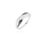 Bague vahide or blanc diamant